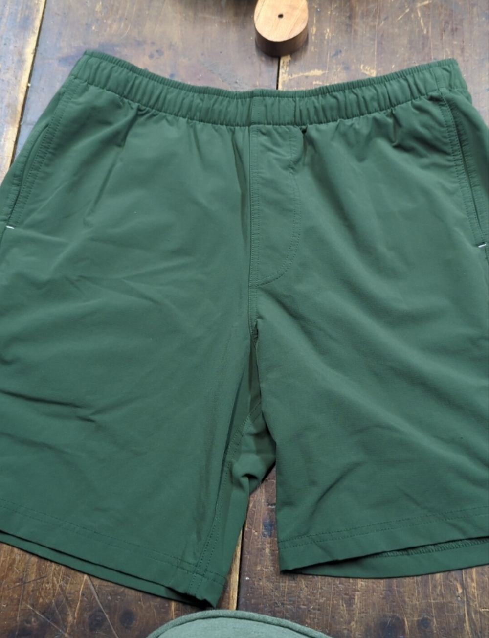 Myles Men's Forest Green Performance Athletic Shorts